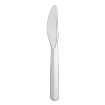 Bonus Polypropylene Cutlery, Knife, White, 5