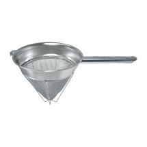 CAC China KUSN-10X Reinforced Stainless Steel Bouillon/Chinois Strainer 10&quot;