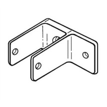 Franklin Machine Products  141-1105 Bracket, One Eared (Partition )
