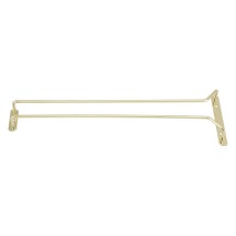 Winco GH-16 Brass Plated Wire Glass Hanger Rack 16&quot;