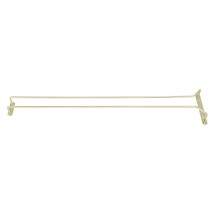 Winco GH-24 Brass Plated Wire Glass Hanger Rack 24&quot;