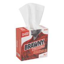 Brawny Industrial Medium-Duty Premium Wipes, 16-3/8&quot; x 9-1/4&quot;,10 Boxes/Carton