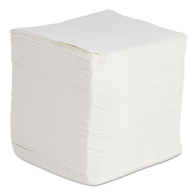 Broadwalk DRC Wipers, White, 12" x 13", 1080/Carton