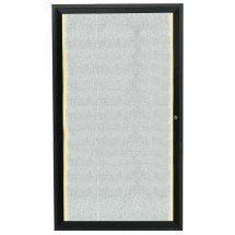 Aarco Products LODCC3624RBA Bronze Enclosed Aluminum Indoor/Outdoor Bulletin Board with LED Lighting, 24&quot;W x 36&quot;H