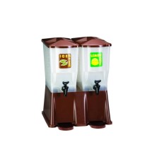 TableCraft TW54DPH Slimline Twin Brown Beverage/Juice Dispenser 3 Gallon