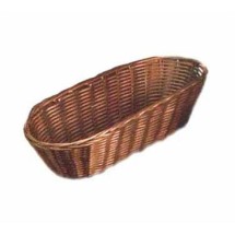 TableCraft 1413 Brown Oblong Handwoven Basket 13&quot; x 5&quot; x 3&quot;