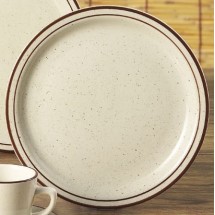 Yanco BR-16 Brown Speckled 10 1/2&quot; Plate