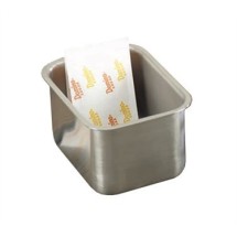 TableCraft 58BF Brushed Finish Stainless Steel Sugar Packet Holder