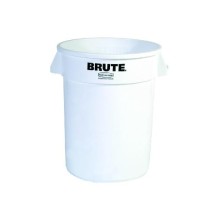 Brute Trash Container, 32 Gallon, Blue