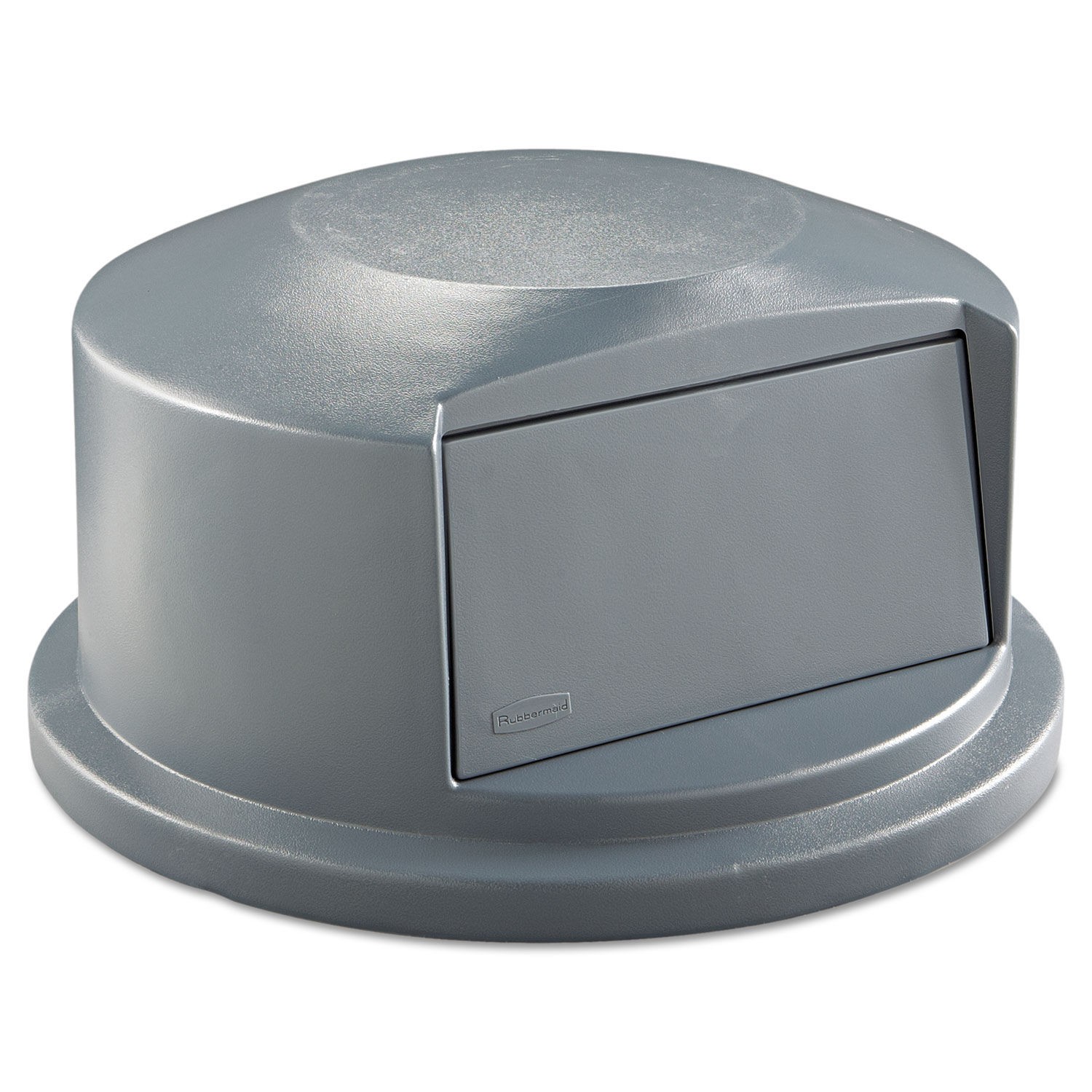 Brute Dome Top with Push Door for  44 Gallon Containers, Gray