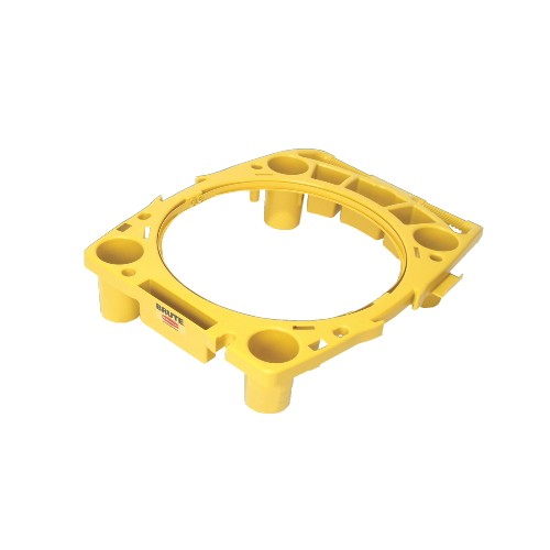 Brute Rim Caddy For 44 Gallon Containers, Yellow
