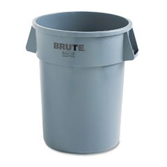 Brute Trash Container, 20 Gallon, Gray