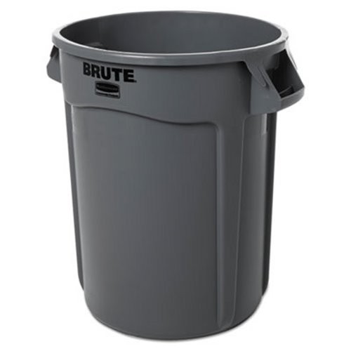 Brute Trash Container, 32 Gallon, Gray