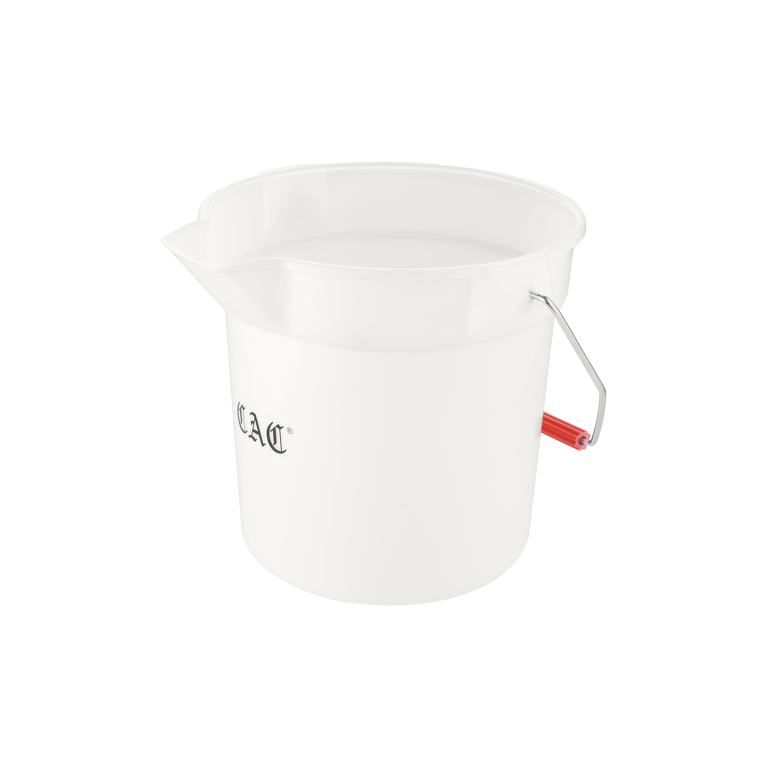 CAC China BTRS-10WT 10 Qt. White Bucket