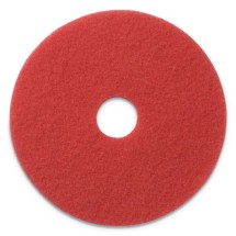 Buffing Pads, 20" Diameter, Red, 5/CT