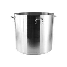 CAC China A2SP-6-120H Extra Heavy Duty Aluminum Stock Pot 6mm 120 Qt. with 4 Handle