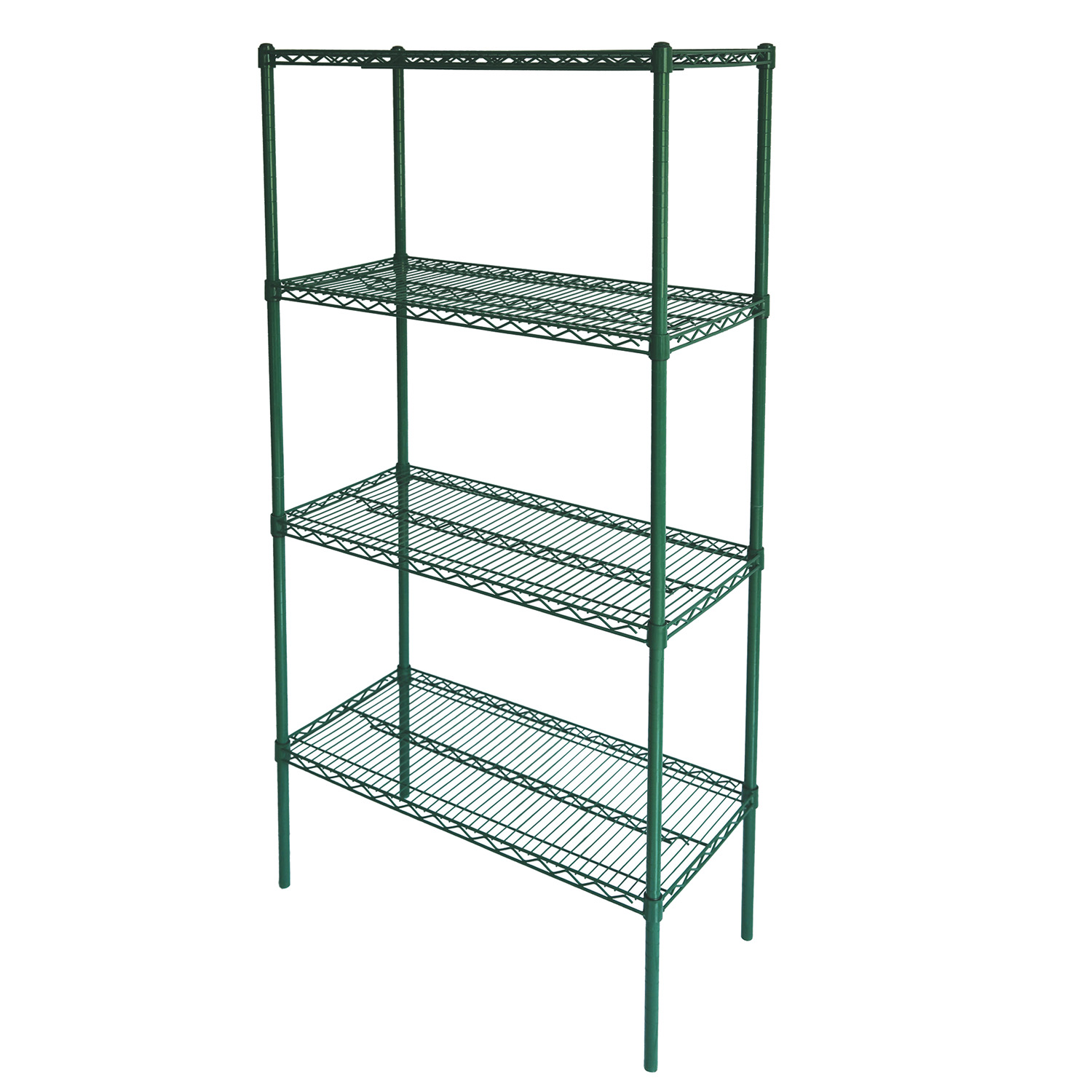 CAC China AEWS-2448S Epoxy Coated Wire Shelving Set 48" x 24" x 72"H