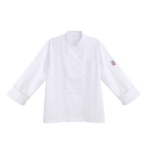 CAC China APJK-2WL Chef's Pride White Chef Jacket L