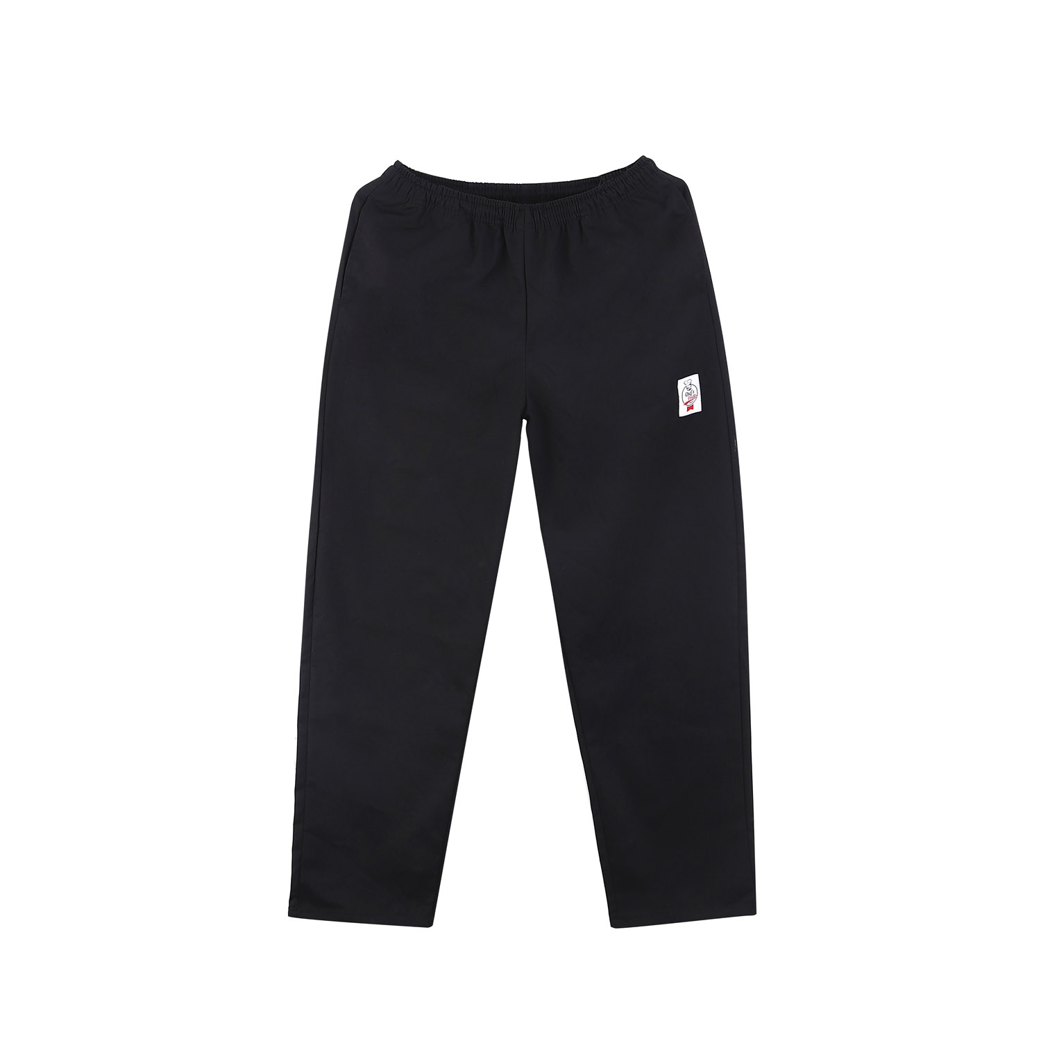 CAC China APPT-1K1XL Chef's Pride Black Chef Pants XL