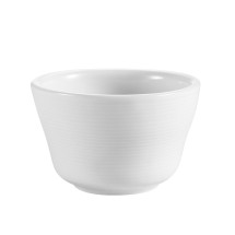 CAC China HMY-4 Harmony Super White Porcelain Bouillon Cup 7.5 oz., 4&quot; - 3 dozen