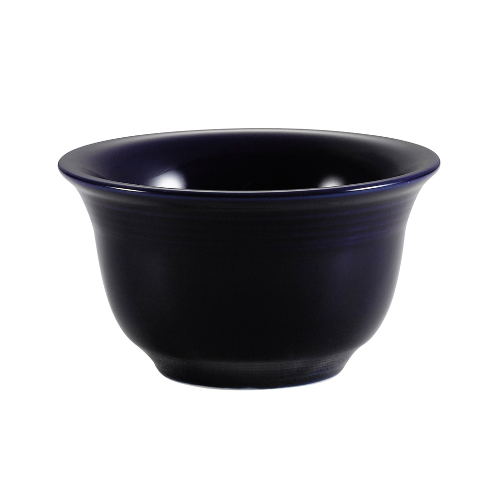 CAC China TG-4-CBU Tango Embossed Porcelain Cobalt Blue Bouillon Cup 7.5 oz., 4 1/8"  - 3 dozen