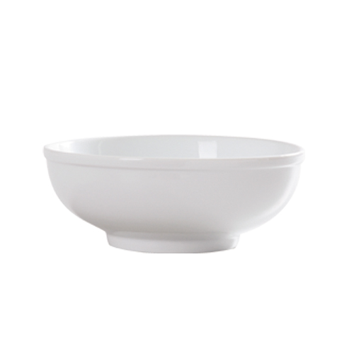 CAC China 101-MB7 Lincoln Bone White Bone White Porcelain Soup Bowl 36 oz., 7 1/4" - 2 dozen