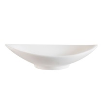 CAC China CND-10 Accessories Bone White Porcelain Canoe Dish 10 1/2&quot; - 1 dozen