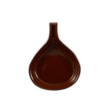 CAC China FP-12-BWN Festiware Brown Stoneware Fry Pan Server, 12 oz., 9 1/4" - 2 dozen