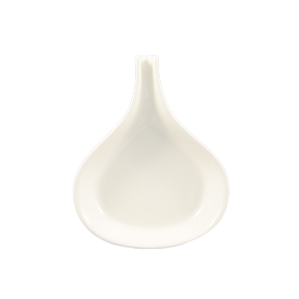 CAC China FP-12-W Festiware White Stoneware Fry Pan Server, 12 oz., 9 1/4" - 2 dozen