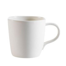 CAC China STU-1 Studio Bone White Porcelain Coffee Cup 5 oz., 4&quot;  - 3 dozen