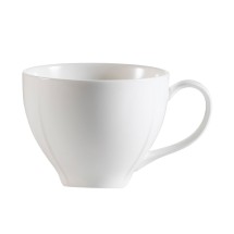 ;CAC China MDN-1 Modern Bone White Porcelain Coffee Cup 7.5 oz., 4 3/4&quot;