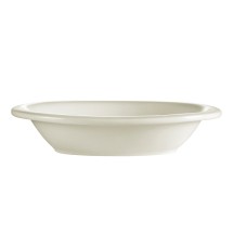 CAC China REC-BK10 American White Stoneware Deep Baking Bowl 22 oz., 10 1/4&quot; - 1 dozen