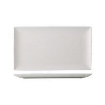 CAC China VCT-14 Victoria Bone White Porcelain Deep Coupe Rectangular Platter 12"  - 1 dozen