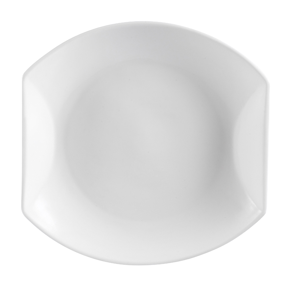 CAC China STU-13 Studio Bone White Deep Oval Platter 11"  - 1 dozen