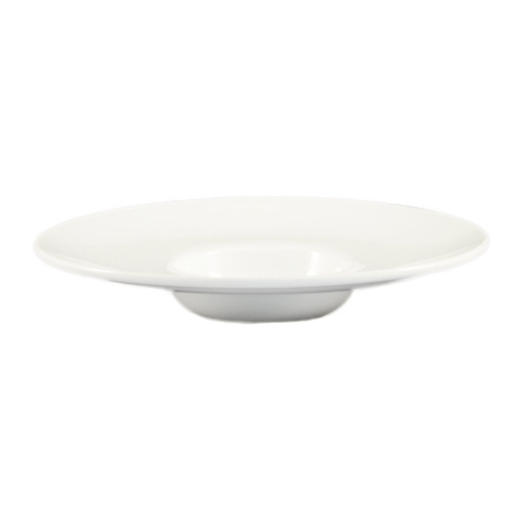 CAC China FDP-122 Paris-French Design Flat Bowl, 5-1/2 oz., 11" - 1 dozen