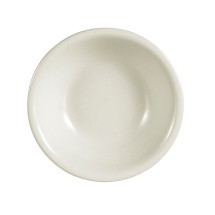 CAC China REC-11 REC American White Stoneware Rolled Edge Fruit Dish 5 oz.4 3/4&quot; - 3 dozen
