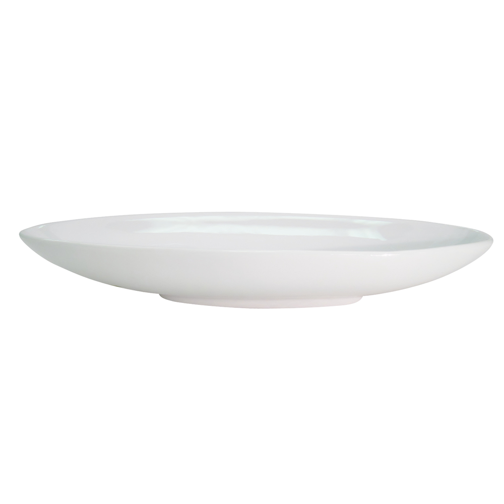 CAC China RCN-B416 Accessories Super White Porcelain Gondola Bowl 32 oz., 16"  - 1 dozen