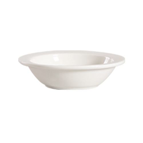 CAC China MAJ-10 Majesty Bone White China Grapefruit Dish 13 oz., 6 3/8"  - 3 dozen