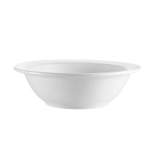 CAC China TGO-10 Tango Embossed Bone White Porcelain Grapefruit Dish 13 oz., 6 5/8"  - 3 dozen