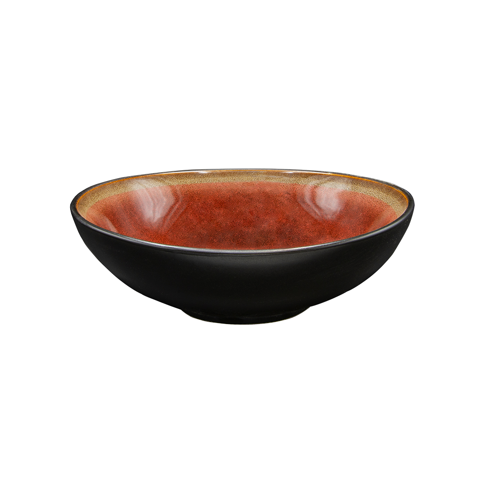 CAC China 112017-B7 Kabah Stoneware Bowl 25 oz., 7 3/4" - 2 dozen