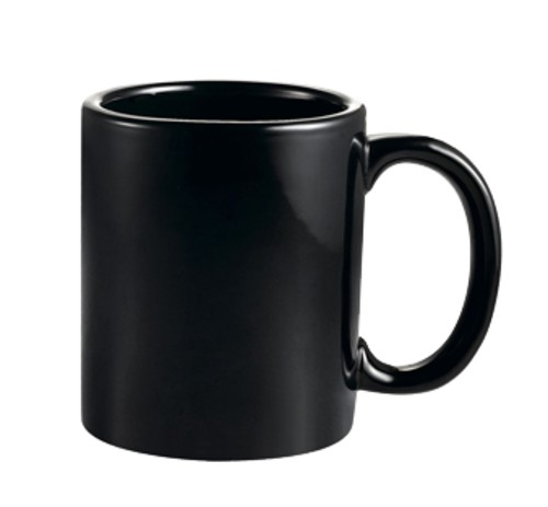 CAC China MUG-10-BLK Black Mug 10 oz.