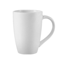 CAC China R-M10 Mug Collection Super White Porcelain Mug, 10 oz., 3&quot;  - 3 dozen