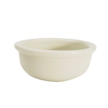 CAC China REC-42 American White Stoneware Nappie Bowl 6 oz., 4&quot; - 4 dozen
