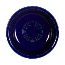 CAC China TG-B7-CBU Tango Embossed Porcelain Cobalt Blue Nappie 20 oz., 7 1/4&quot;  - 2 dozen