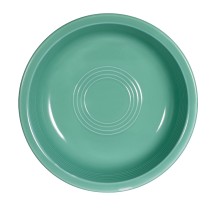 CAC China TG-B7-G Tango Embossed Porcelain Green Nappie 20 oz., 7 1/4&quot;  - 2 dozen
