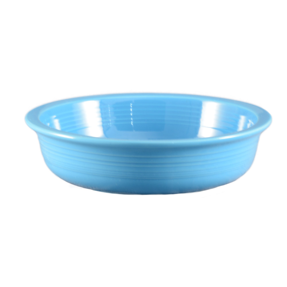 CAC China TG-B7-PCK Tango Embossed Porcelain Peacock Nappie 20 oz., 7 1/4"  - 2 dozen