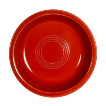 CAC China TG-B7-R Tango Embossed Porcelain Red Nappie 20 oz., 7 1/4&quot;  - 2 dozen