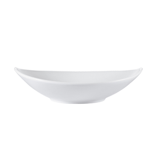 CAC China RCN-OW9 RCN Specialty Super White Porcelain Oval Platter 15 oz., 9"  - 2 dozen