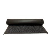 CAC China PMAT-53CH Charcoal Carpet Floor Mat with Vinyl Back 5&quot; x 3&quot;