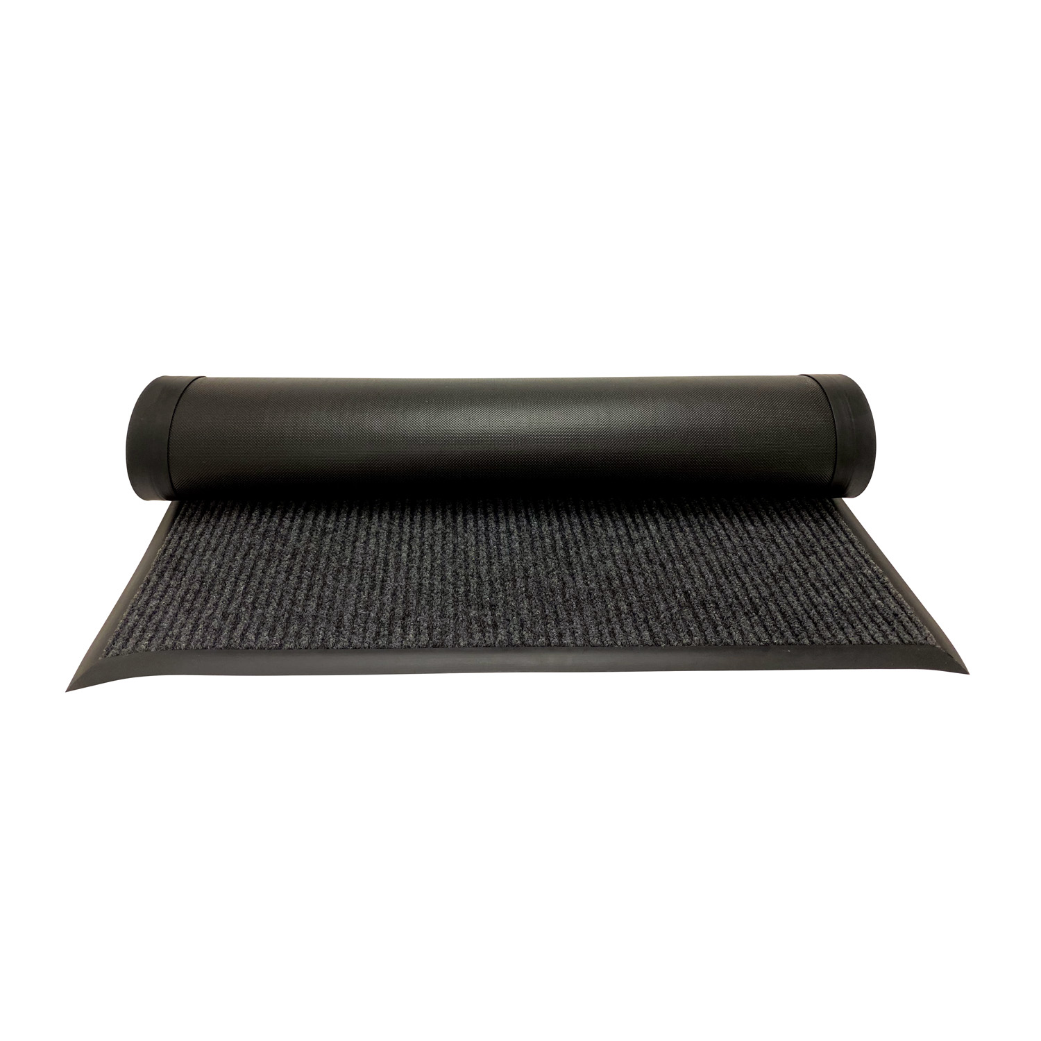 CAC China PMAT-53CH Charcoal Carpet Floor Mat with Vinyl Back 5" x 3"